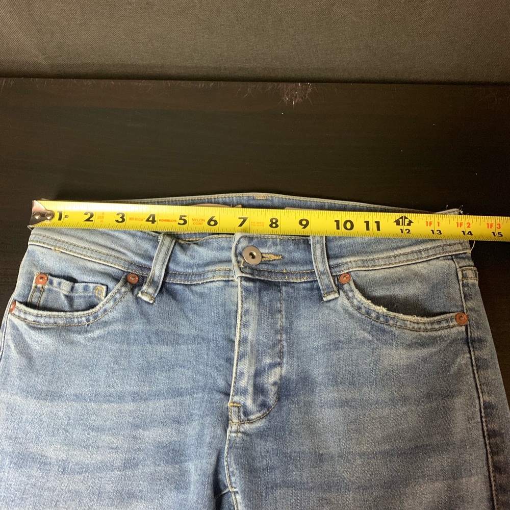 ANTHROPOLOGIE embellished slim straight ankle jean - Picture 7 of 8
